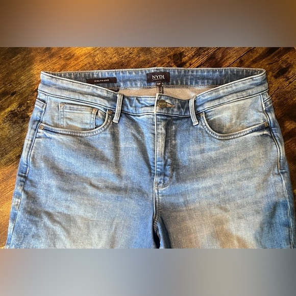 NYDJ | ladies Girlfriend Straight jeans. Size: 12P - Picture 2 of 13